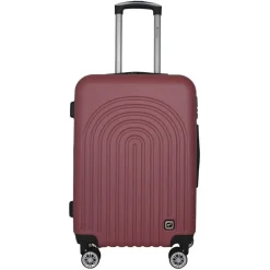 Grande Valise rigide 74cm 8 roues BOHO - rose