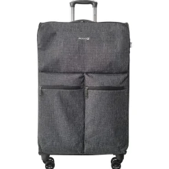 Grande Valise souple noire Poly Soft 75x45x30cm