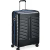 Grande Valise soute à roulettes rigide Noir ABS 76 x 53 x 30 cm IROISE