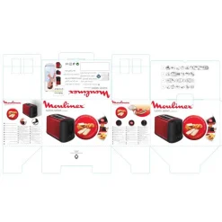 Grille-pain LT340D11 - Rouge