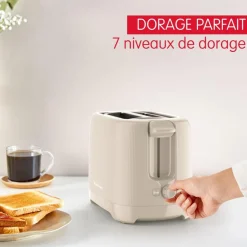 Grille-pain LT2M0B10 morning 2 fentes gris