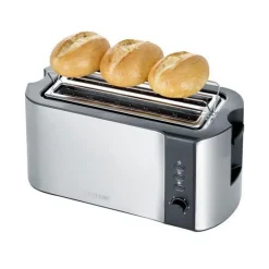 Grille-pains 2 fentes 1400w inox/noir - at2590