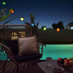 Guirlande Lumineuse Led Boules 180cm Multicolore