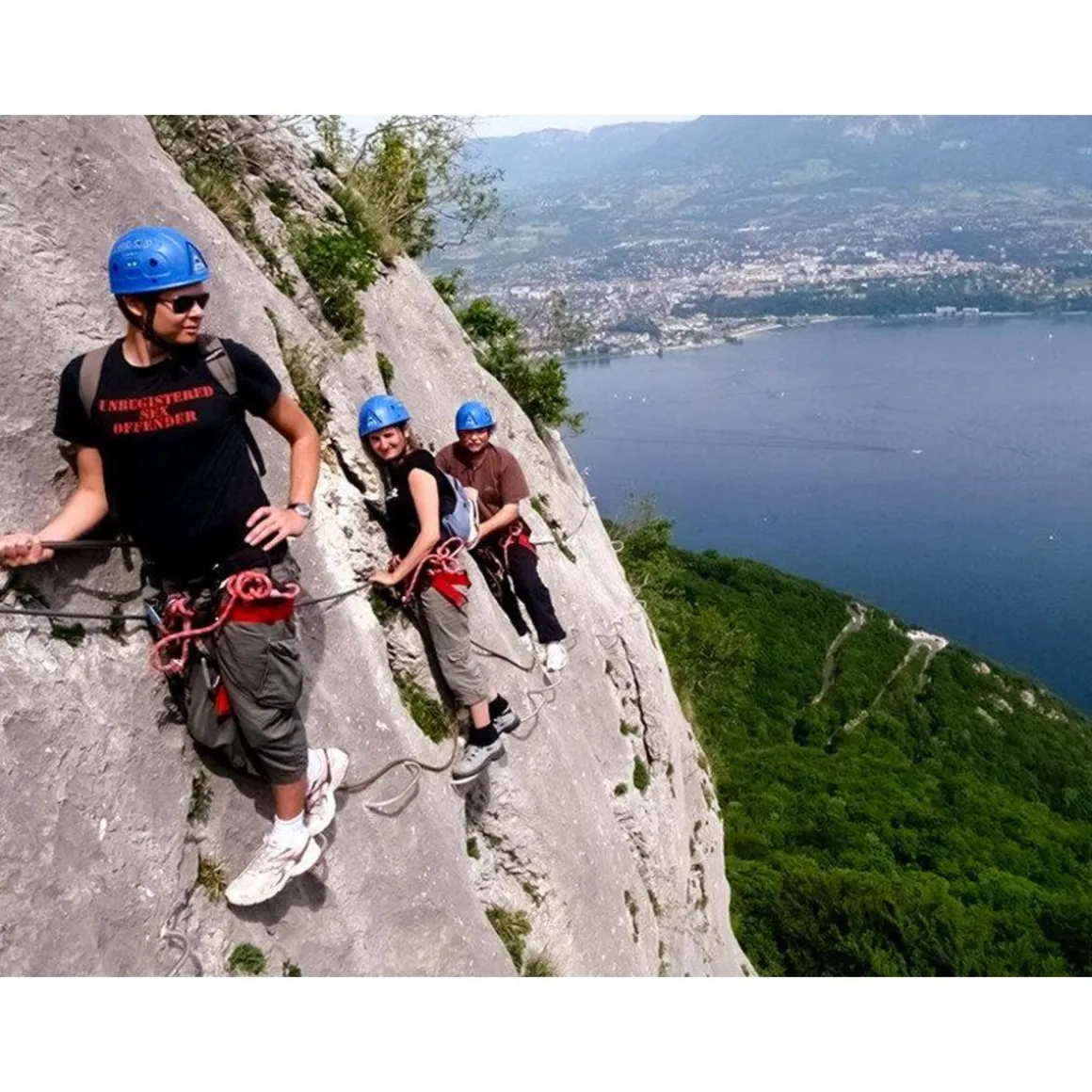 3h de parcours sur la via ferrata pour 2 personnes face près de Chambéry - Coffret Cadeau Sport & Aventure