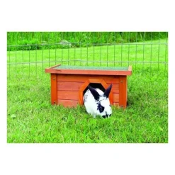 Habitat pour petits animaux - TRIXIE - Natura - Pin verni - Extérieur - Lapin - Adulte - Rongeur