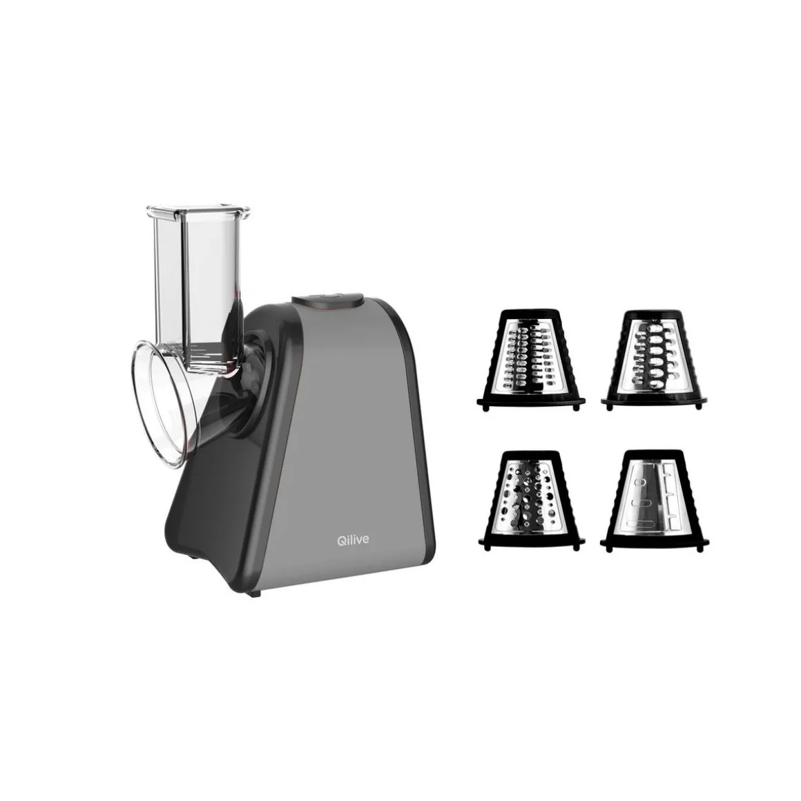 Hachoir Salad Maker 4 en 1 Q.5765 - Gris