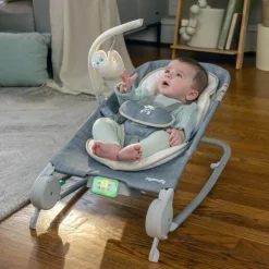 Hamac pour Bébé Ingenuity Happy Belly Gris