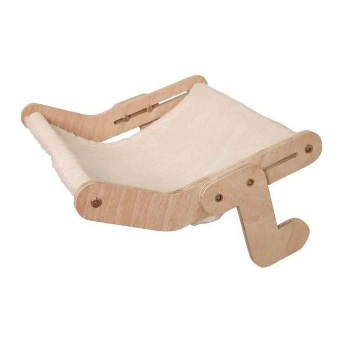 Hamac pour chats - KERBL - NAP - 42,5 x 47 cm - Bois massif - Surface réversible