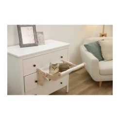 Hamac pour chats - KERBL - NAP - 42,5 x 47 cm - Bois massif - Surface réversible