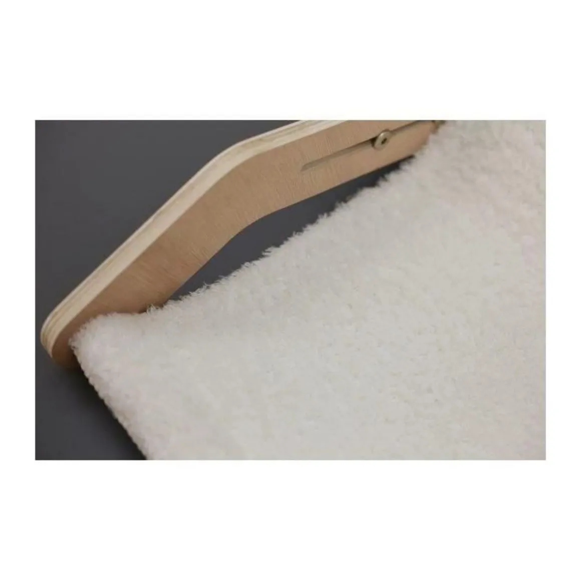 Hamac pour chats - KERBL - NAP - 42,5 x 47 cm - Bois massif - Surface réversible