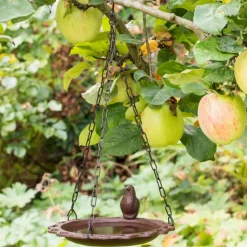 HI Baignoire suspendue pour oiseaux 20,5 cm Marron