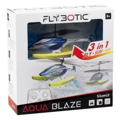 Hélicoptere Télécommandé - FLYBOTIC - Helico Aqua Blaze - 19 -5 cm - jaune et noir - des 8 ans