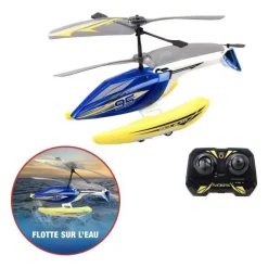 Hélicoptere Télécommandé - FLYBOTIC - Helico Aqua Blaze - 19 -5 cm - jaune et noir - des 8 ans