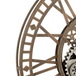 Horloge Murale Design Chiffres Romains 60cm Or