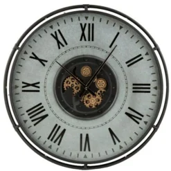 Horloge Murale Ronde Romano 109cm Noir