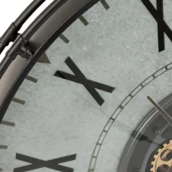 Horloge Murale Ronde Romano 109cm Noir