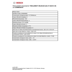 Hotte décorative DWQ66DM50 - Évacuation et recyclage, 60 cm, 610 m3/h