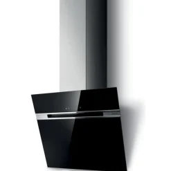 Hotte décorative inclinée 60cm 625m3/h noir - stripe bl/a/60/lx