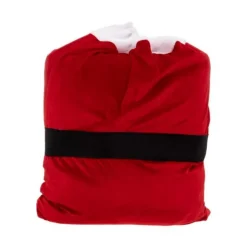 Hotte de Noël Veste Santa 70cm Rouge & Noir