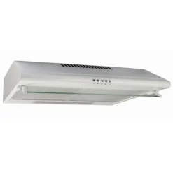 Hotte visière 60cm 250m3/h blanc - ghc625wh