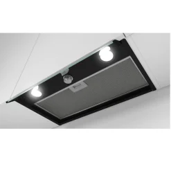 Hotte visière 60cm 620m3/h noir - DBB66AF60
