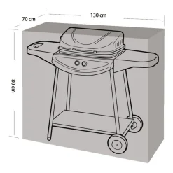 Housse barbecue et plancha 130x70x80cm WERKA PRO