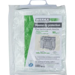 Housse barbecue et plancha 130x70x80cm WERKA PRO