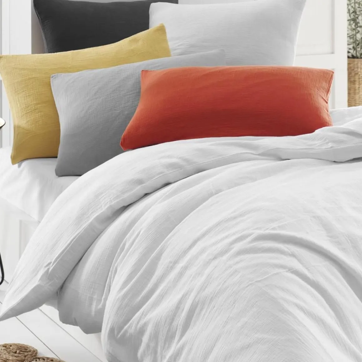 Housse de couette en gaze de coton LOFT