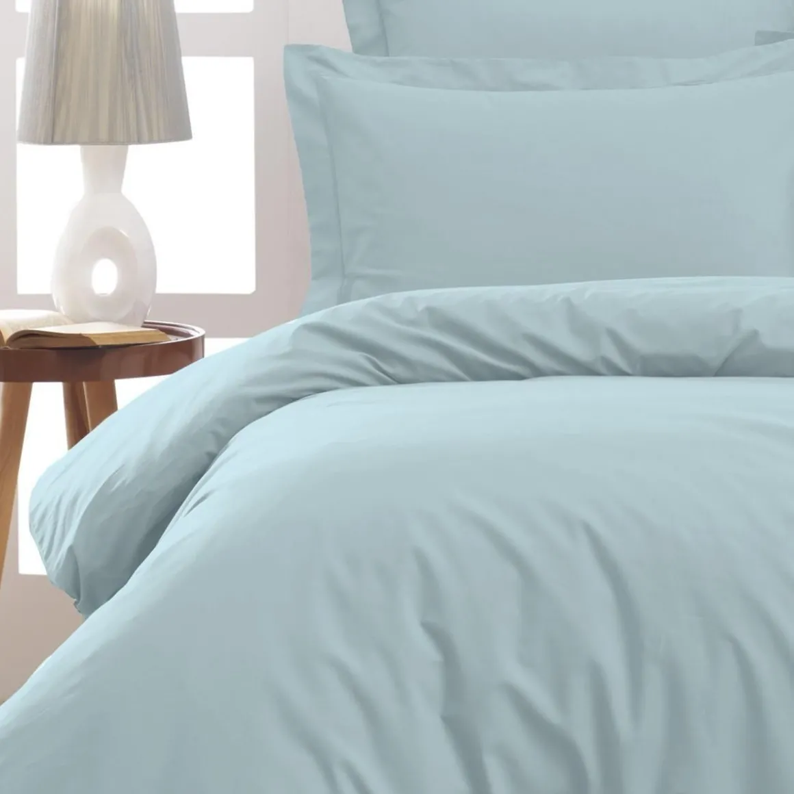 Housse de couette en percale coton SOFT PERCALE