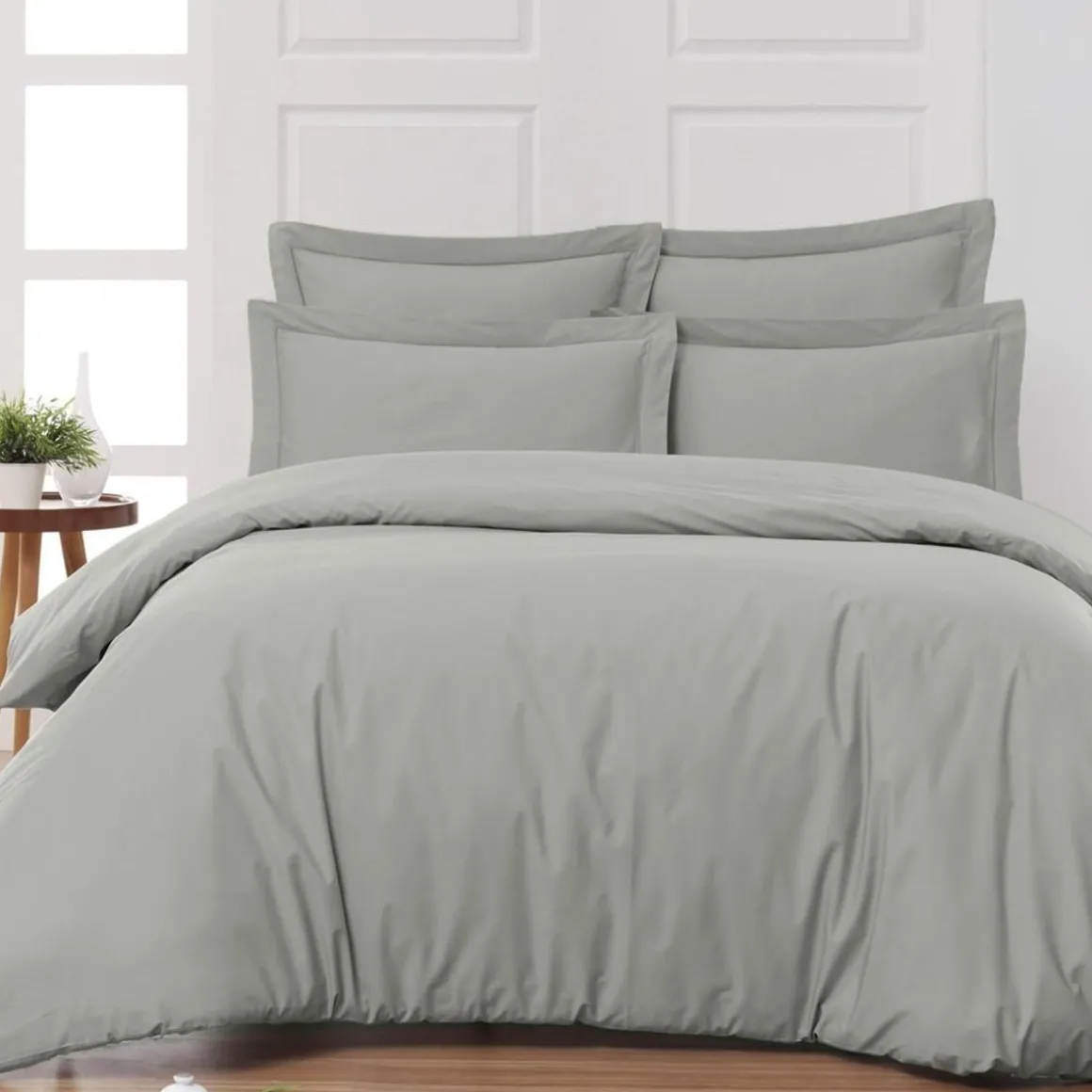 Housse de couette en percale coton SOFT PERCALE