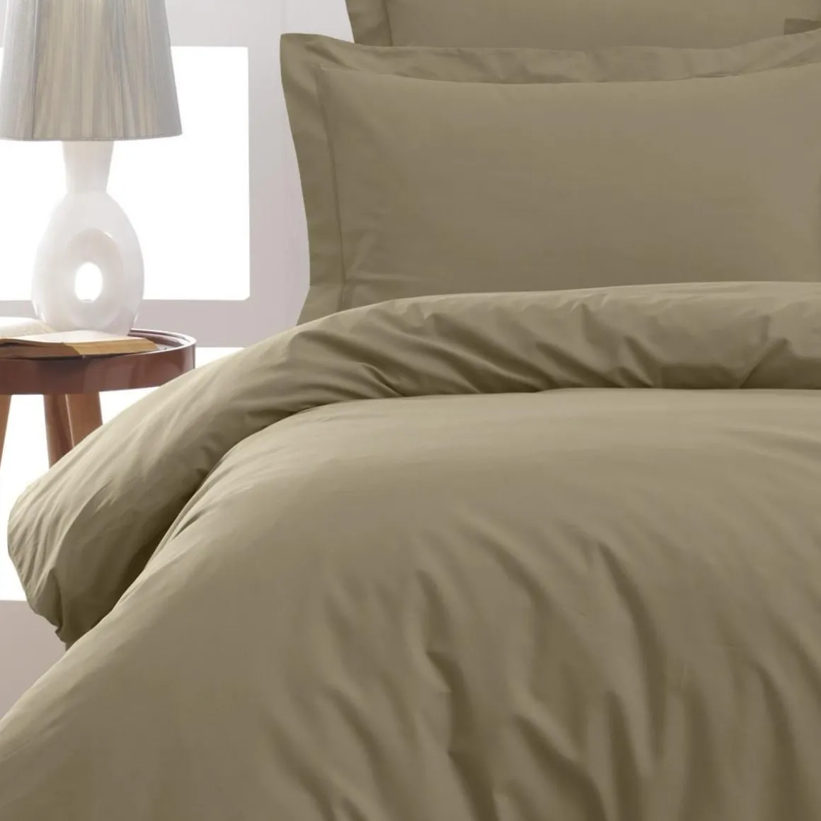 Housse de couette en percale coton SOFT PERCALE