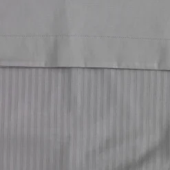 Housse de couette rayée réversible satin de coton VERSAILLES