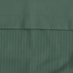 Housse de couette rayée réversible satin de coton VERSAILLES