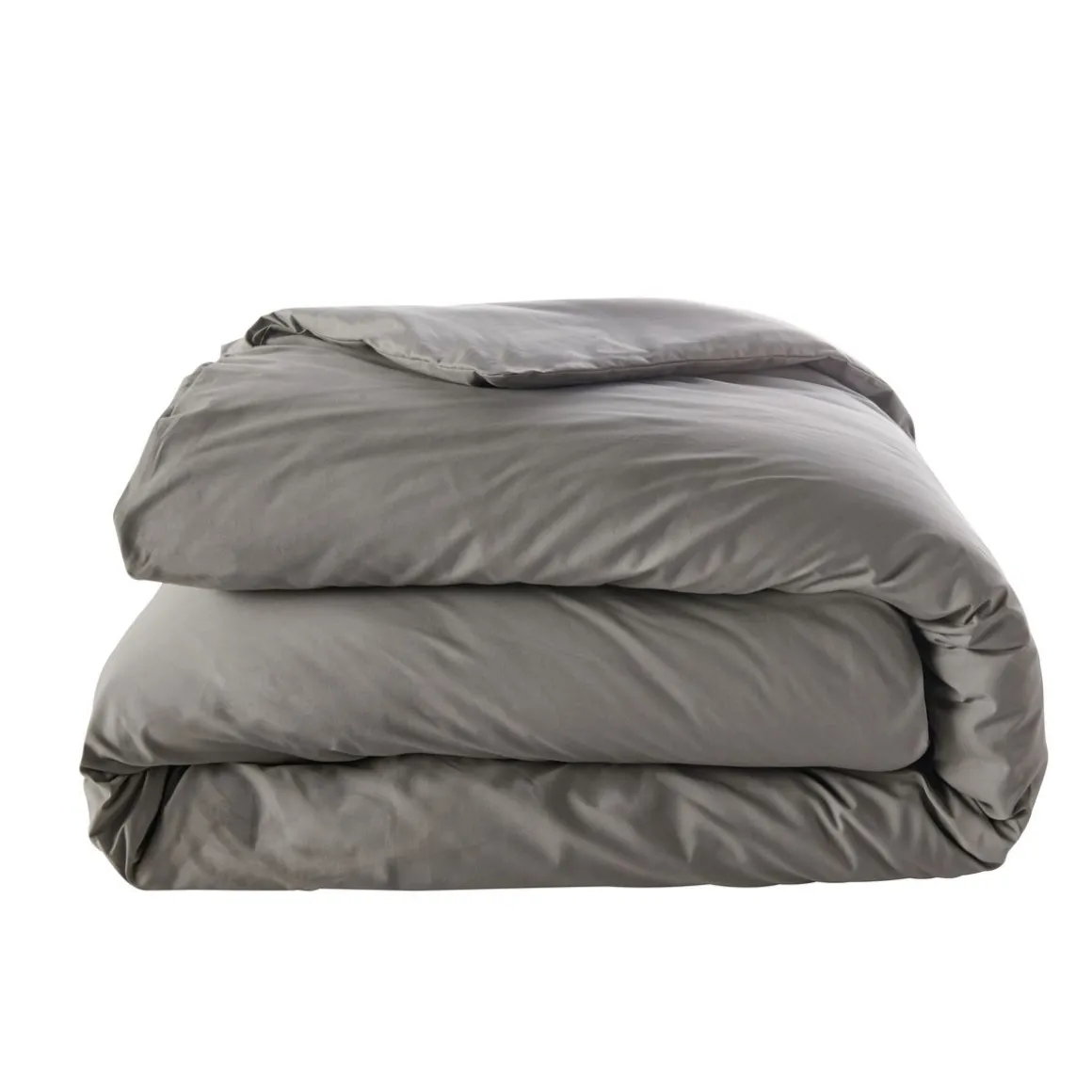 Housse de couette unie en percale de coton 70 fils - collection permanente