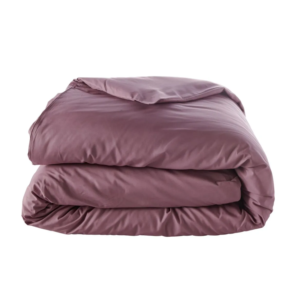 Housse de couette unie en percale de coton 70 fils - collection permanente