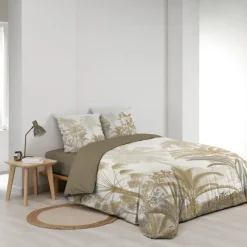 Housse de couette 240x220 + 2 taies COCOTY 100% coton