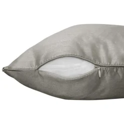 Housse de Coussin Shana 40x40cm Gris Perle