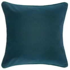 Housse de Coussin Imprimé Rosace 40x40cm Bleu