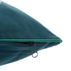 Housse de Coussin Imprimé Rosace 40x40cm Bleu