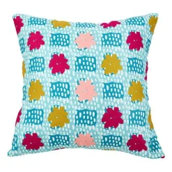 Housse de coussin 40x40 cm Fleurie