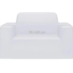 Housse extensible de canape Blanc Jersey de polyester