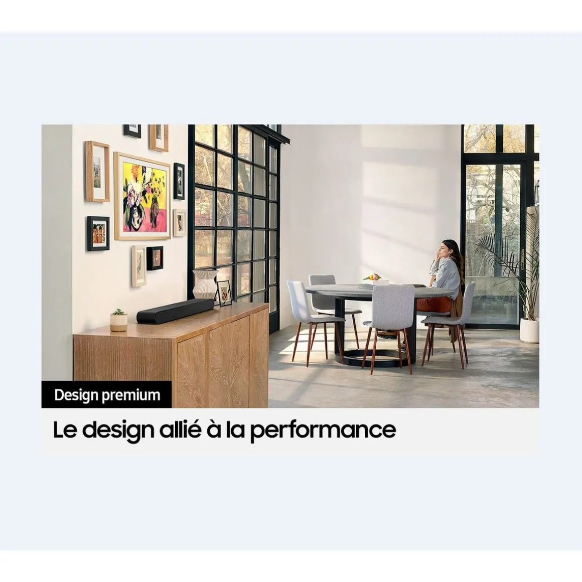 HW-S60B Barre de son 5.0 Caisson de basse intégré