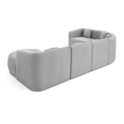 Ikare - canapé modulable d'angle droit - 6 places - en tissu