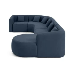 Ikare - canapé modulable d'angle droit - 6 places - en tissu