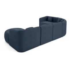 Ikare - canapé modulable d'angle droit - 6 places - en tissu