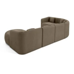 Ikare - canapé modulable d'angle droit - 6 places - en tissu