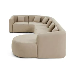 Ikare - canapé modulable d'angle droit - 6 places - en tissu