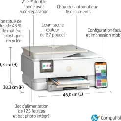 Imprimante jet d'encre Envy Inspire 7924e éligible Instant Ink