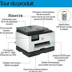 Imprimante jet d'encre OfficeJet Pro 9135e