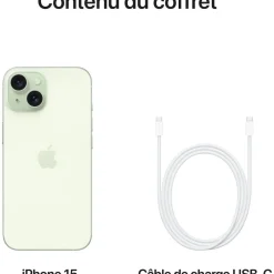 iPhone 15 128 Go - Vert